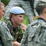 Prince Harry among the cadets